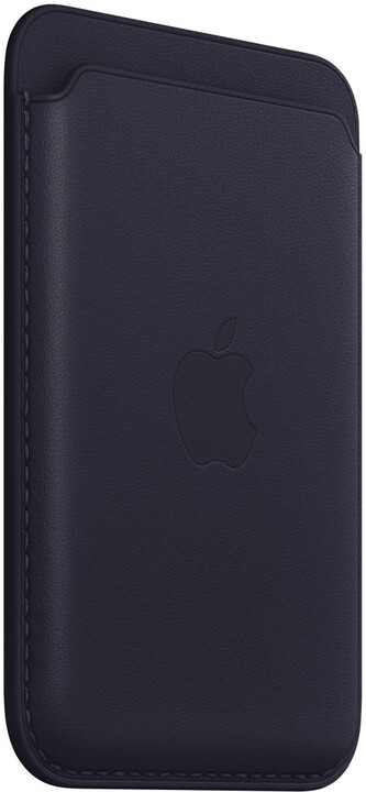 Apple kožená peněženka s MagSafe pro iPhone, inkoustově fialová_266138057