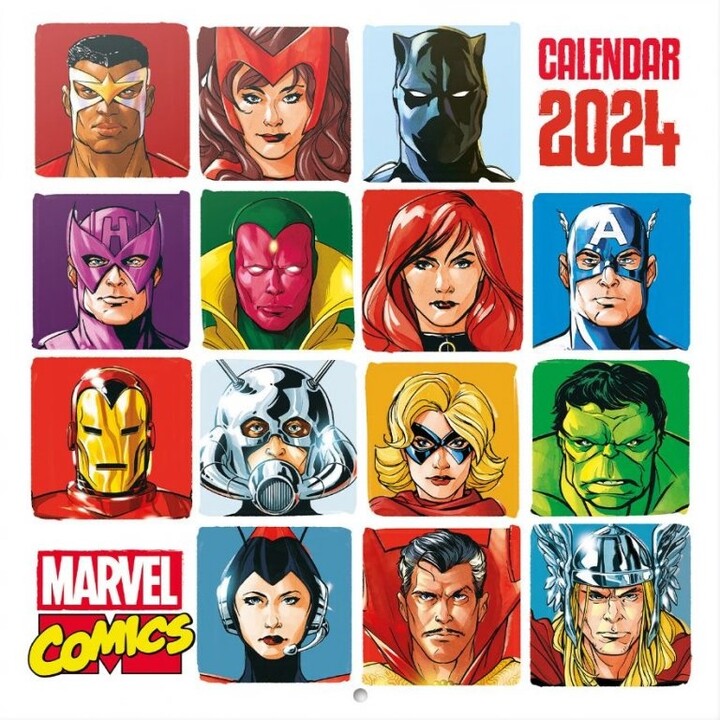Kalendář 2024 Marvel - Comics, nástěnný_1570425191