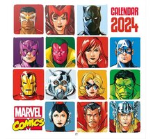 Kalendář 2024 Marvel - Comics, nástěnný CP24013