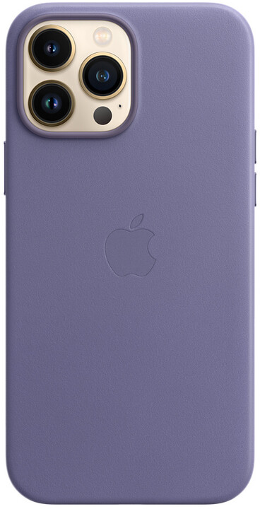 Apple kožený kryt s MagSafe pro iPhone 13 Pro Max, šeříkově nachová_1225968879
