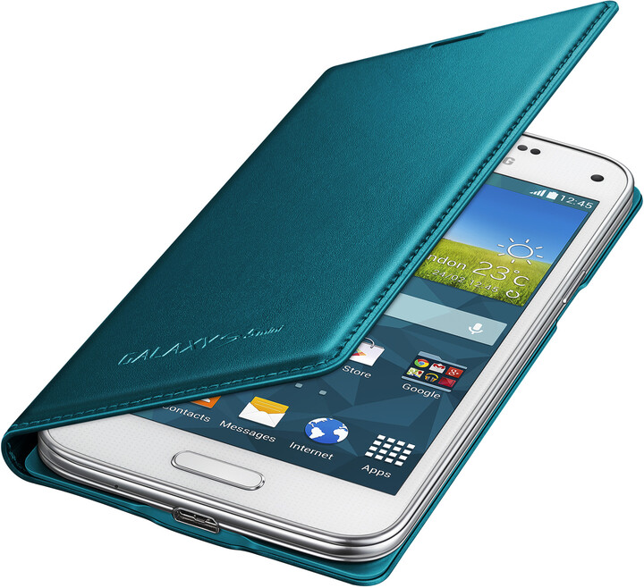 Samsung flipové pouzdro EF-FG800B pro Galaxy S5 mini, zelená_875121511