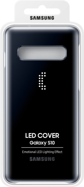 Samsung LED zadní kryt pro Samsung G973 Galaxy S10, černá_1007681854