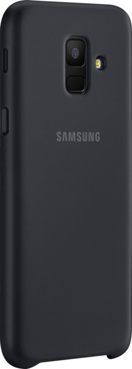 Samsung A6 dvouvrstvý ochranný zadní kryt, černá_1914978029