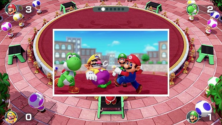 Super Mario Party + Joy-Con (L), zelený + Joy-Con (R), růžový (SWITCH)_1451031983