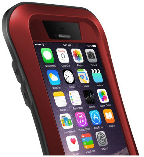Love Mei Case iPhone 6 Three anti Waistline Red_439782481