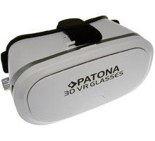 Patona 3D brýle pro virtuální realitu/ Smartphone 3,5&quot;-5&quot;/ bílá_1951952475