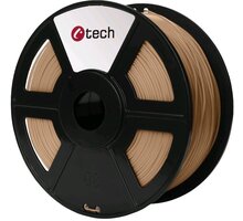 C-TECH tisková struna (filament), PLA, 1,75mm, 1kg, dřevěná_1149977831