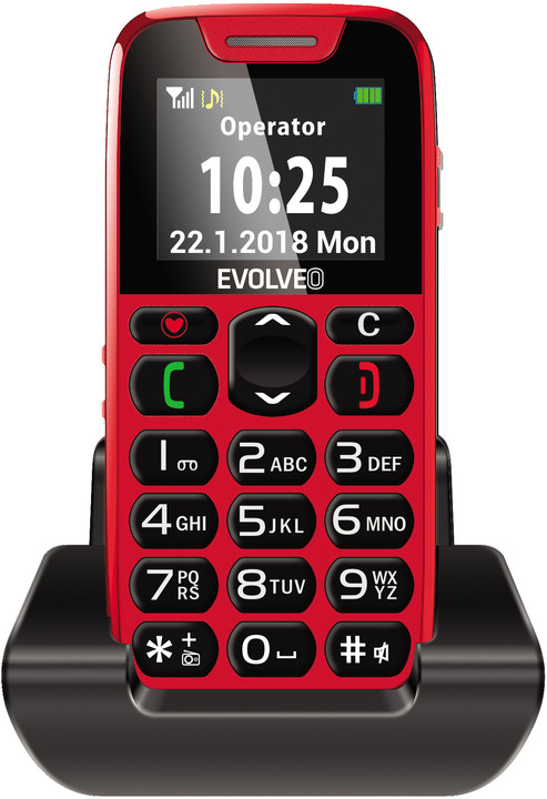 Evolveo EasyPhone SGM EP-500, Red_289612691