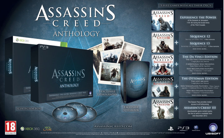 Assassin&#39;s Creed Anthology edice (PS3)_264626287