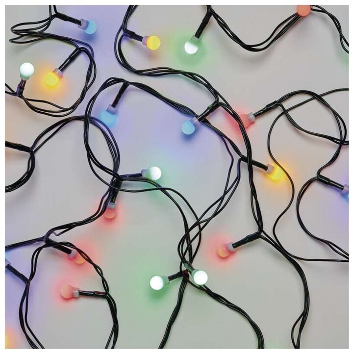 Emos LED vánoční cherry řetěz – kuličky, 48 m, venkovní i vnitřní, multicolor, časovač_1216320990