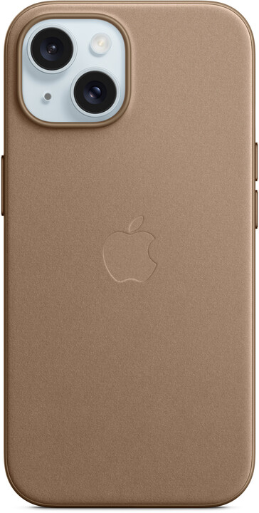 Apple kryt z tkaniny FineWoven s MagSafe na iPhone 15, kouřová_2009680057
