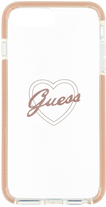 GUESS ShockProof zadní kryt pro iPhone 7/8 Plus, Pink Heart_1505502844