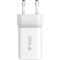 YENKEE GaN síťová nabíječka YAC G35D VOLT, 2x USB-C, 35W, bílá_105490337