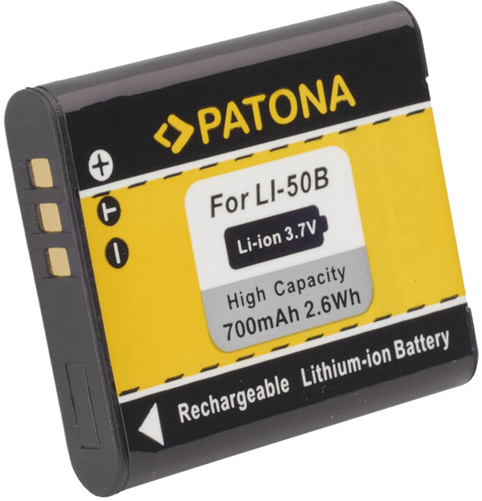 Patona baterie pro Olympus Li-50B 700mAh_2035217352