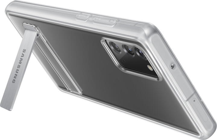 Samsung ochranný kryt Clear Cover pro Samsung Galaxy Note20 se stojánkem, transparentní_986753078
