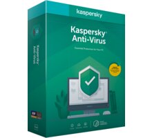Kaspersky Anti-Virus CZ, 1 zařízení, 1 rok, nová licence, BOX_1073260713