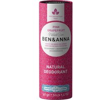 Ben &amp; Anna Tuhý deodorant (40 g) - Růžový grapefruit_888051089