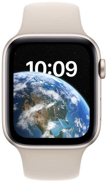 Apple Watch SE 2022, 44mm, Starlight, Starlight Sport Band_749433268