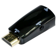 Gembird CABLEXPERT kabel HDMI na VGA + Audio, M/F, černá A-HDMI-VGA-02