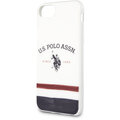U.S. Polo ochranný kryt TPU Tricolore pro iPhone 8/SE2, bílá_721696794