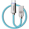 Mcdodo Knight rychlonabíjecí datový kabel microUSB s inteligentním vypnutím napájení, 1,5m, modrá_1823326628