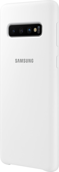 Samsung silikonový zadní kryt pro Samsung G973 Galaxy S10, bílá_1256301687