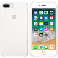 Apple silikonový kryt na iPhone 8 Plus / 7 Plus, bílá