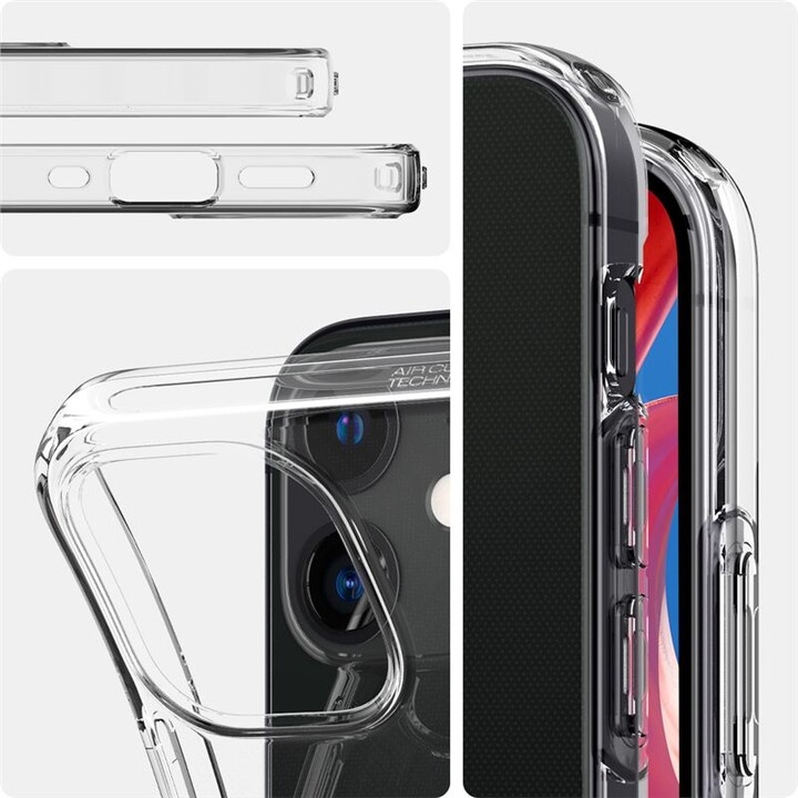 Spigen ochranný kryt Liquid Crystal pro iPhone 12 mini, transparentní_547654310