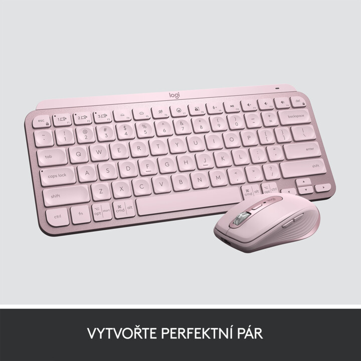 Logitech MX Keys Mini, US/INT, růžová_416512268