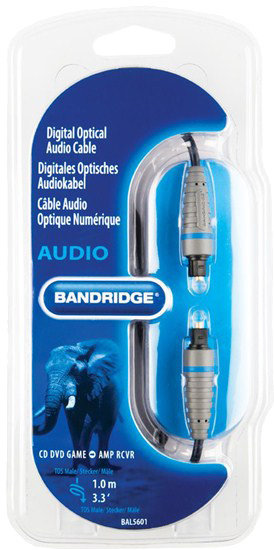 Bandridge BAL5601 Digitální Optický Kabel 1m_1553612156