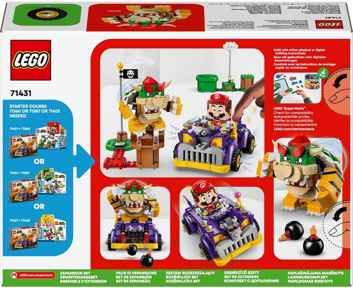 LEGO® Super Mario™ 71431 Bowserův sporťák – rozšiřující set_747495054