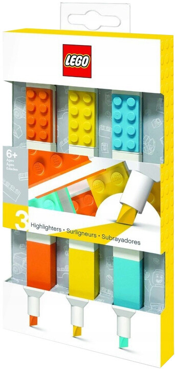 Zvýrazňovače LEGO, mix barev, 3ks_646408933
