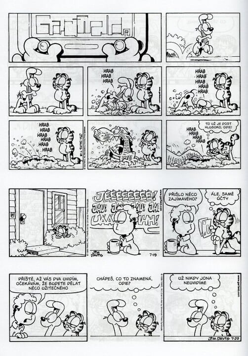 Komiks Garfield chrochtá blahem, 35.díl