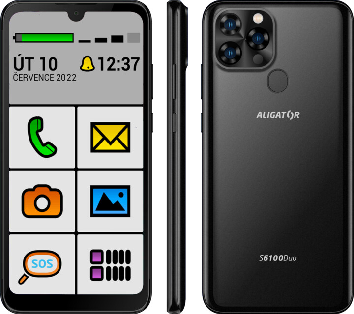Aligator S6100 Senior, 2GB/32GB, Black_1001347480