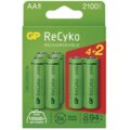 GP nabíjecí baterie ReCyko 2100 AA (HR6) 2100mAh, 4+2ks_116063651