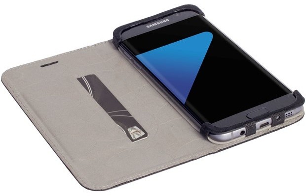 Krusell flipové pouzdro MALMÖ FolioCase pro Samsung Galaxy S7 edge, černá_396326203