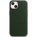 Apple kožený kryt s MagSafe pro iPhone 13, sekvojově zelená_952219310