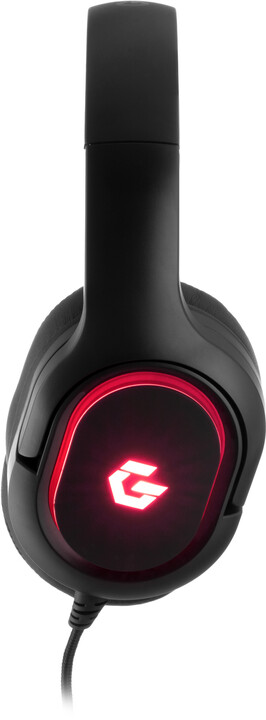 Sluchátka CZC.Gaming Griffin, přes hlavu, herní, mikrofon, USB, černá v hodnotě 399 Kč_1022375894