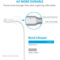 Anker PowerLine + Lightning kabel pro iPhone, délka 1,8m, s váčkem, bílá_1131465013