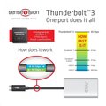 Club3D USB C Thunderbolt 3 to dual DP 1.2
