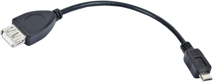 Gembird CABLEXPERT kabel USB AF/micro BM, OTG, 15cm, pro tablety a smartphone_73752866