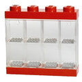 Sběratelská skříňka LEGO na 8 minifigurek, červená_575542117