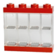 Sběratelská skříňka LEGO na 8 minifigurek, červená