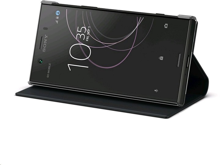 Sony Style Cover Flip pro Xperia XZ1 Compact, černá_408386084