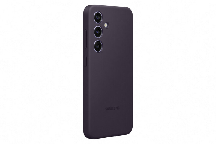 Samsung silikonový zadní kryt pro Galaxy S24, tmavě fialová_1036272661