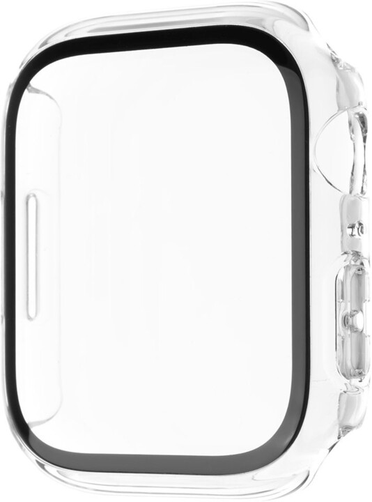 FIXED ochranné pouzdro Pure s temperovaným sklem pro Apple Watch 45mm, čirá_1657331905