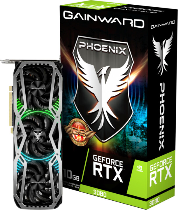 Gainward GeForce RTX 3080 Phoenix &quot;GS&quot;, LHR, 10GB GDDR6X_986227317