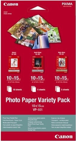 Canon Foto papír VP-101, 10x15 cm, Variety pack_610847442