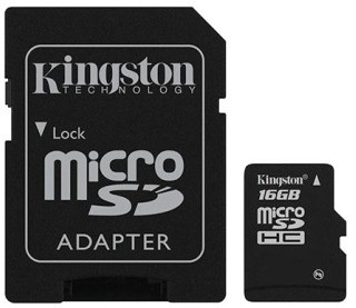 Kingston Micro SDHC 16GB Class 4 + SD adaptér_652746160