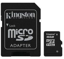 Kingston Micro SDHC 16GB Class 4 + SD adaptér_652746160